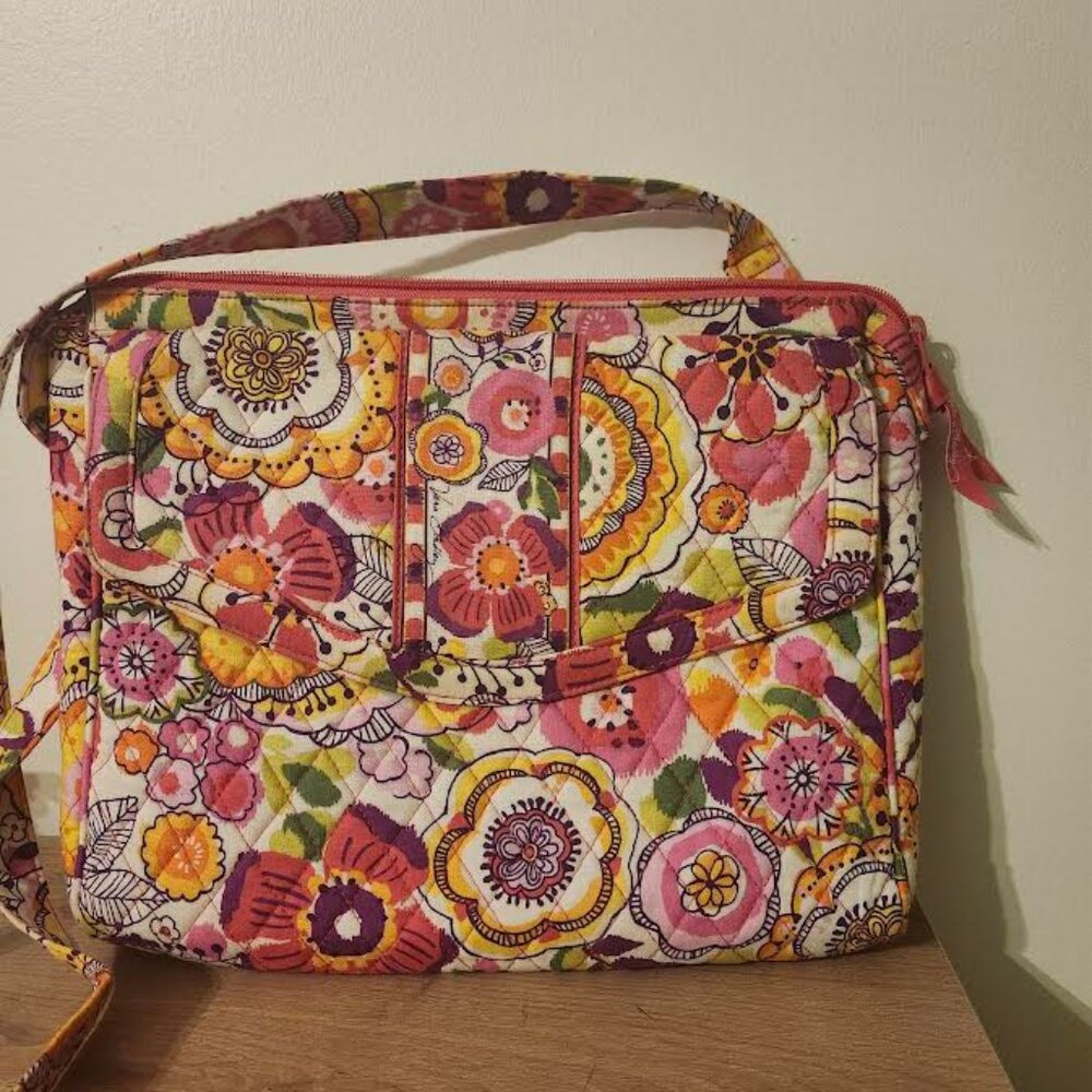 Vera Bradley Floral Messenger Bag